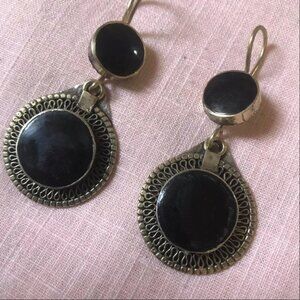 Tribal Stone Earrings, Antique Earrings, Handmade Jewelry, Perfect Gift For Her